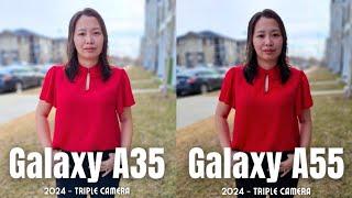 Galaxy A55 vs A35 camera comparison! Watch before you buy! 