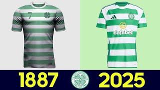 The Evolution of Celtic Football Kit 2024-25 (2024) | All Celtic Football Jerseys in History 24/25