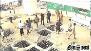 Kovai Building demolish started which lead to 4 death - Dinamalar Dec 26th 2013 Tamil Video News