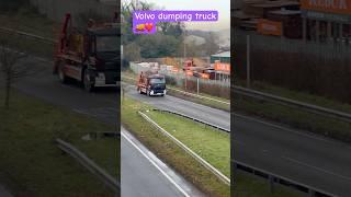 Volvo dumping truck ️| #truckspotting #automobile #farnborough