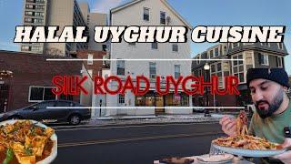 PAKISTANI TRYING HALAL UYGHUR FOOD IN BOSTON - USA |AMAZING HAND MADE NOODLES | YUMMY CHINESE DISHES