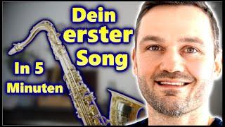 5 - Den ersten Song auf dem Saxophon lernen | Saxophon lernen