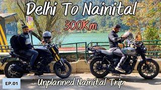 Delhi To Nainital 2023 | Road Trip on Hunter 350 | Ep.1 Nainital is the best hill station near Delhi