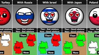 Germany's Good or Bad Relations Then And Now [Countryballs]