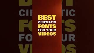 The Best Free Cinematic Fonts For Your Next Video 