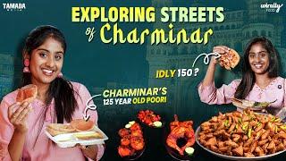 Hyderabad's oldest streets || Exploring streets of Charminar || Wirally Food