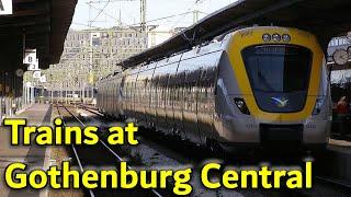 Trains at Gothenburg Central Station