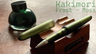 kakimori Frost   Moss Rollerball｜万年筆のインクを使えるカキモリのローラーボール　Frost