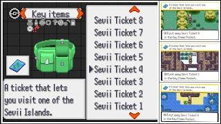 How to get All Sevii Island Tickets - Pokemon ROWE 2.0.3.1