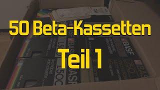 ReFind #007 - 50 Betamax Kassetten Teil 1: Das Unboxing