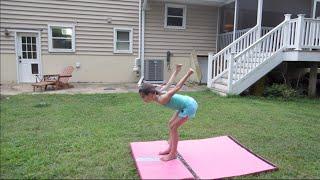 Standing Back Tucks and Gymnastics with My Brother and Sister | Acroanna