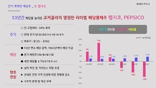 주가가 -35%나 폭락한 배당킹 [펩시콜라]