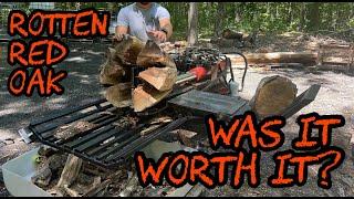 #247 Was it Worth It? Splitting Rotten Red Oak Firewood