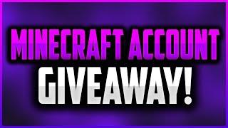 MINECRAFT ACCOUNT GIVEAWAY!