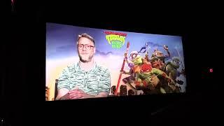 Teenage Mutant Ninja Turtles Mutant Mayhem theater intro