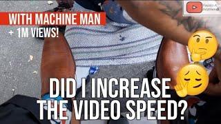 S3E125 Machine man, I increase the video speed? #mexico #mx #asmr #shoeshine #faustoarizmendi