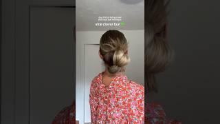 #hair #hairtok #hairstyle #hairinspo #hairtutorial #hairideas #bun #slickback #cloverbun