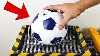 SHREDDING FOOTBALL - Experiment at Home