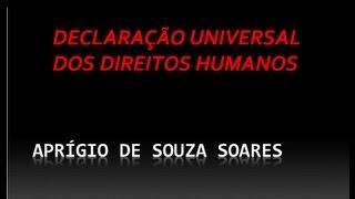 DECLARAÇÃO UNIVERSAL DOS DIREITOS HUMANOS 1