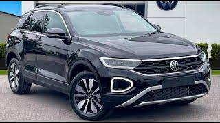 Brand New Volkswagen T-Roc Match 1.5 TSI 150PS in Deep Black Pearl | Wrexham Volkswagen