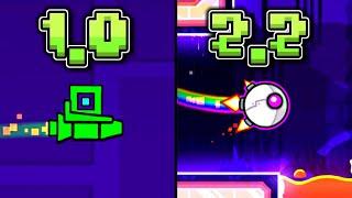 The Evolution of Geometry Dash Gamemodes (1.0 - 2.2)