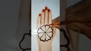 cute easy trick Mehendi Designs| simple Mehndi Designs| world best easy trick Mehendi Design#shorts