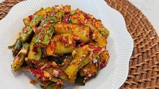 Korean food A crunchy, addictive cucumber salad recipe that you can't stop eating!