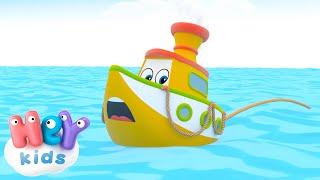 The little boat song ️ boat and ship cartoon | HeyKids Nursery Rhymes | Animaj Kids