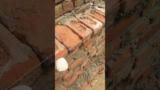 9 inch brickwork #construction #brickwork #houseconstructionwork #shorts #shortsviral