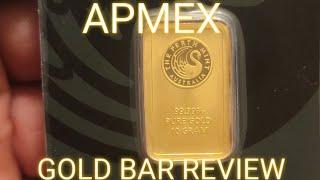 APMEX Gold bar Review!