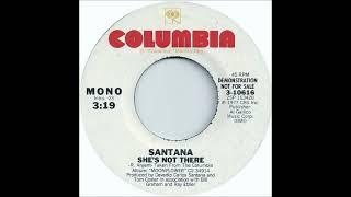 Santana - She's Not There from Radio Station, Mono Edit Tape, 1977 CBS Records.