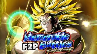 STAGE 8 DBZ MOVIES MEMORABLE BATTLE VS. LSSJ BROLY COMPLETED WITH F2P TEAM