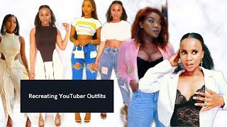 Recreating YouTubers outfits | Sni Mhlongo, Thabee happy, Kgomotso Ramano & Neo Rapetsoa