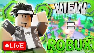  GIVING ROBUX TO VIEWERS! | PLS DONATE LIVE (Roblox Giveaway)