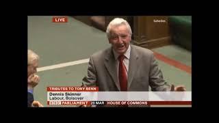 Dennis Skinner parliamentary tribute to Tony Benn