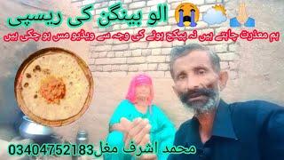 Potato Brinjal Recipe Video  Mazboor Banda Mohammad Ashraf Tehsil Lalia City