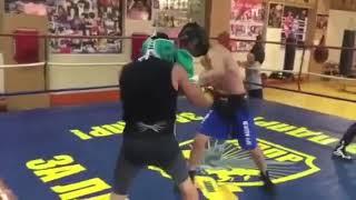 FIREWORKS ! EXCITING SPARRING SHOHJAHON ERGASHEV VS DENNIS SHAFIKOV IN RUSSIA