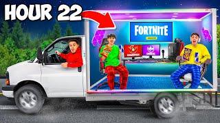 Last To Leave Truck GAMING SETUP Wins $1,000 w/ Brothers! (Fortnite)