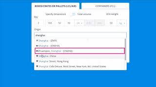 How to get an instant freight rate estimate | Freightos