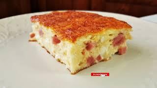 souffle with ham and cheese