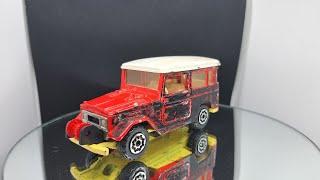 Diecast Restoration Majorette Toyota Land cruiser J40 Hard top  Series 3000 range.