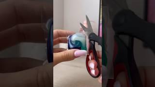 Cutting a pod for you  ASMR #asmr #detergent #satisfying