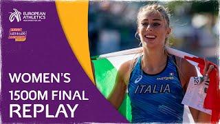 Women’s 1500m Final Replay - European U23 Championships Tallinn 2021