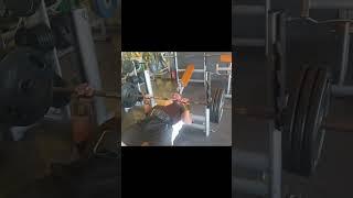 Board press for sets and reps with 3 wheels