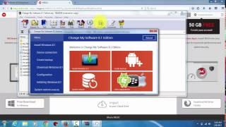 How to download change my Software edition 7,8,8.1 for free