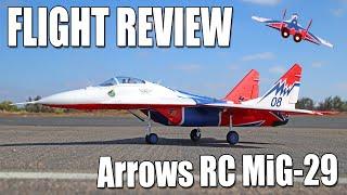 FLIGHT REVIEW -- Arrows RC MiG-29 64mm EDF PNP (The RC Geek)