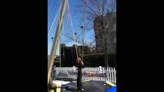 Finn on Bungee Trampoline