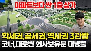 학세권,공세권,역세권 모두 다 갖춘 3관왕 운정역 이지더원 단지내상가 1층 회사보유분 대방출 아파트보다 싸다?! 계약금10% 2년 후 잔금 부담 없는 조건! #운정중앙역