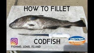 How To Fillet A Codfish Simple & Easy & Remove Parasites