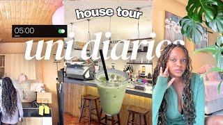 college productive vlog| cafe, 5am mornings, HOUSE TOUR